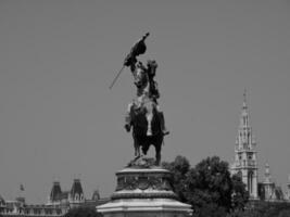 vienna at the danube river photo