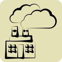 Icon Carbon Dioxide. related to Biochemistry symbol. hand drawn style. simple design editable. simple illustration vector