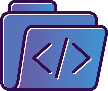 codificación vector icono diseño