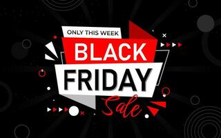 Black Friday Sale Special Offer Background Banner Card vector