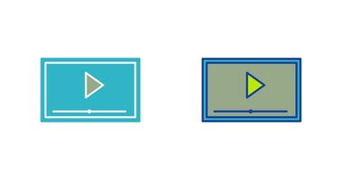 Video Screening Vector Icon