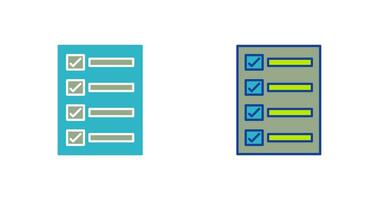 Filling Ballot Paper Vector Icon