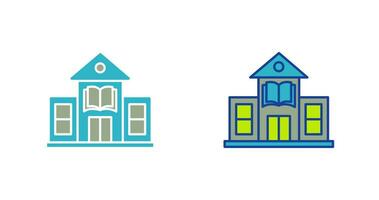 Library Building Vector Icon