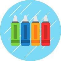 diseño de icono de vector de crayones