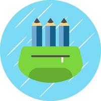 Pencil Case Vector Icon Design