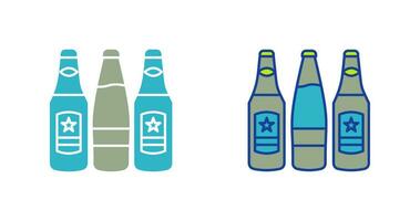 Beer Bottles Vector Icon