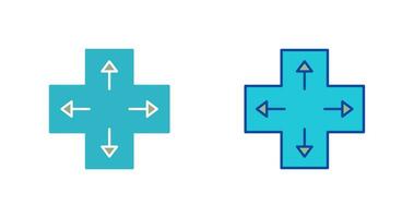 icono de vector de teclas de dirección únicas