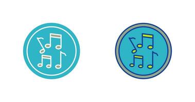 Musical Notes Vector Icon
