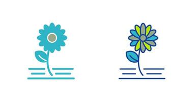 icono de vector de flores