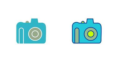 Unique DSLR Camera Vector Icon