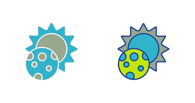 icono de vector de eclipse