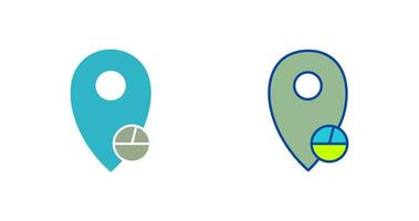 Location Statistics Vector Icon