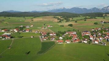 An Aerial View of the Bavarian Countryside, Germany video