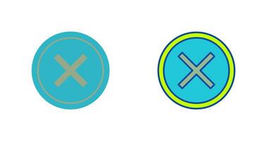 Do Not Cross Vector Icon