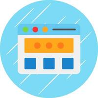 Web Content Vector Icon Design