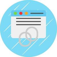 Backlinks Vector Icon Design