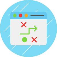 Strategic Plan Vector Icon Design