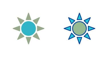 UV Radiation Vector Icon