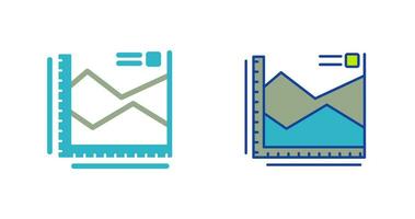 Spline Chart Vector Icon