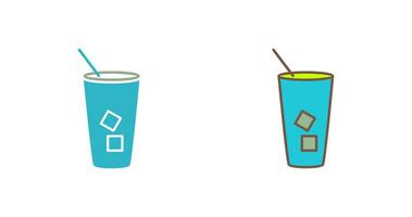 Iced Coffee Vector Icon