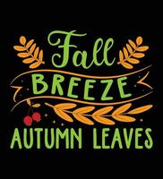 capturar el esencia de otoño con nuestra acogedor otoño camiseta. adornado con estacional motivos, es el Perfecto atuendo a celebrar el belleza de caer. vector