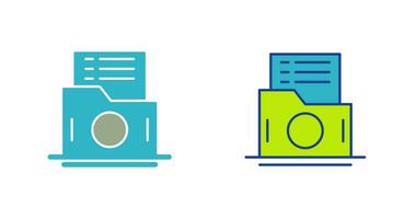 List Folder Vector Icon