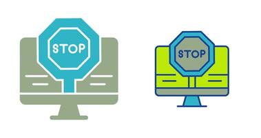 Stop Vector Icon