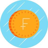 Swiss Franc Vector Icon Design