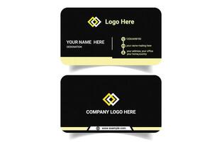 Unique creative  professional business card design template vector