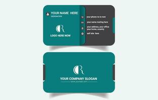 Modern creative  professional business card design template vector