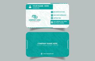 Creative  professional corporate  business card design template vector