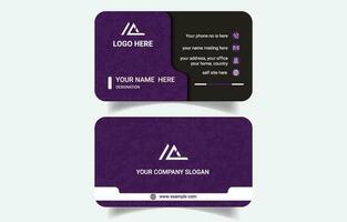 Luxury  professional business card design template vector