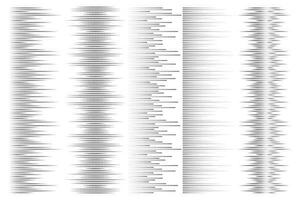 Music sound wave. Audio of voice and radio frequency lines. Abstract equalizer on white background. Vector elements