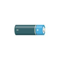 Alkaline battery set icon in flat style. Diffrent size accumulator vector illustration on isolated background. Accumulator recharge sign business concept.