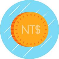 New Taiwan dollar Vector Icon Design