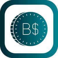 Bahamian dollar Vector Icon Design