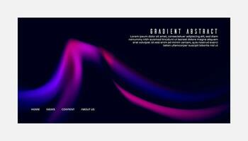 Abstract color gradient modern blurred background and film grain texture template with an elegant vector