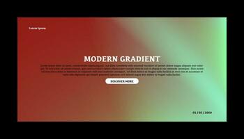 Abstract color gradient modern blurred background and film grain texture template with an elegant vector