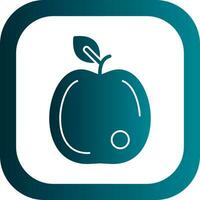 diseño de icono de vector de manzana