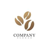 Coffee Beans Logo Template vector