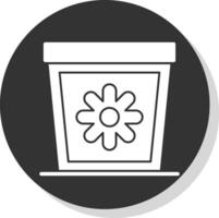 Plant Pot Vector Icon Design