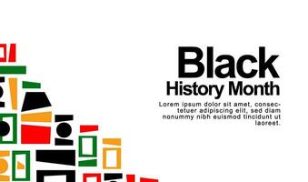 resumen antecedentes de negro historia mes vector