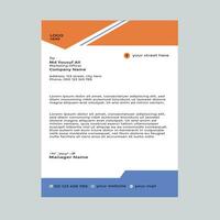 Letterhead design templates vector