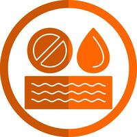 No Water Vector Icon Design