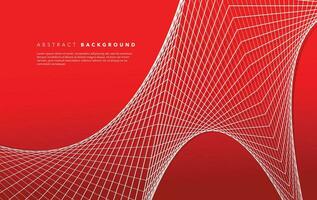 modern red and white abstract background design template vector