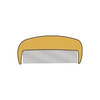 cartoon Vector illustration comb icon in doodle style