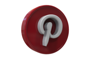logo icoon 3d sociaal media in modern png