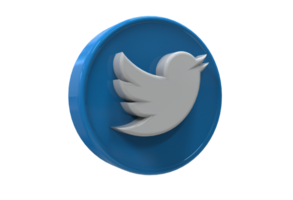 logo icon 3d social media in modern png