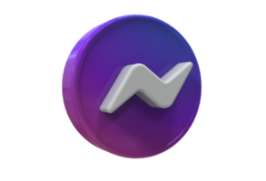 Logo Symbol 3d Sozial Medien im modern png