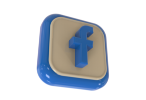 logo icon 3d social media in modern png